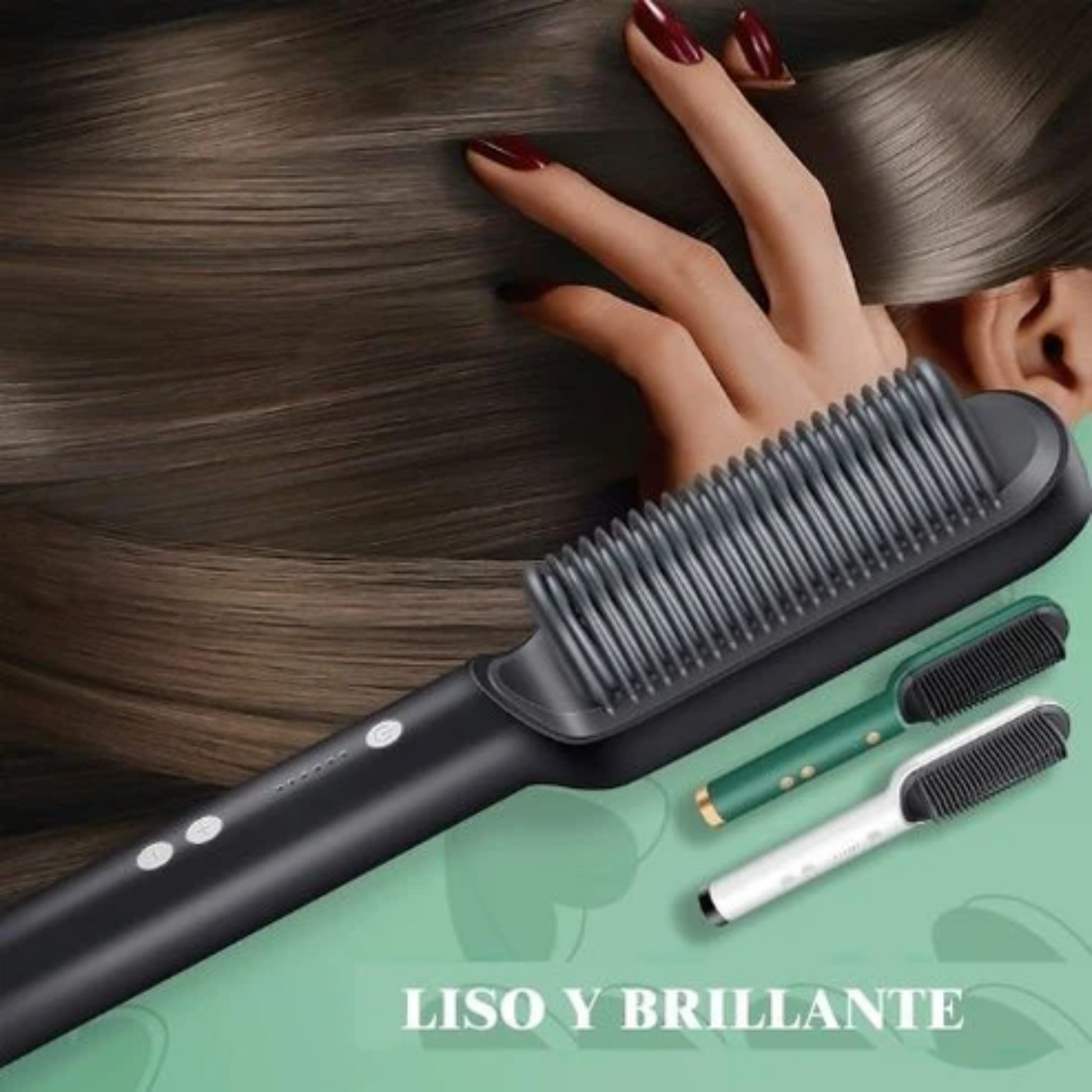 EasyGlow™ Cepillo Alisador 3 en 1