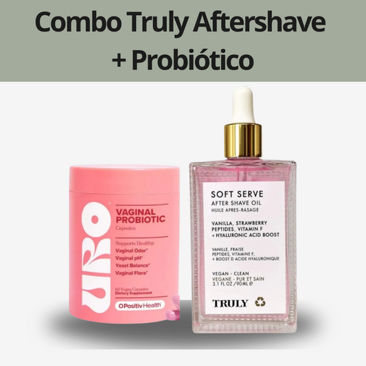 Combo Truly Aftershave  + Probiótico