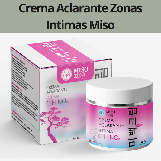 Crema Aclarante Zonas Intimas Miso