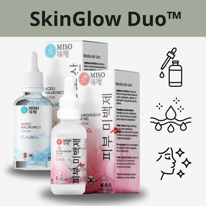 SkinGlow Duo™ – Doble Poder Aclarador e Hidratante