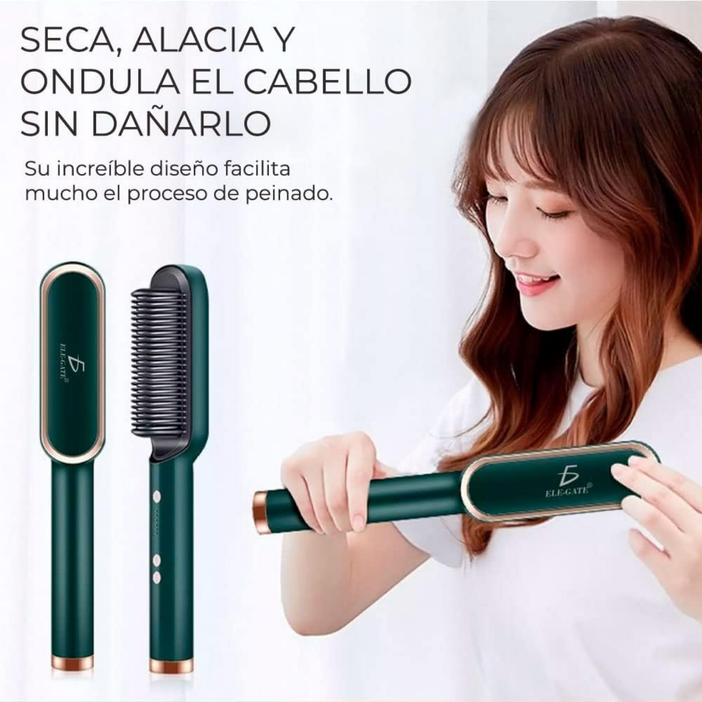 EasyGlow™  Cepillo Alisador 3 en 1
